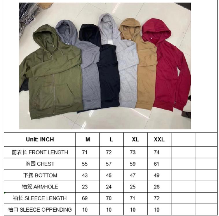 48674 - Stock Men's Fleece Hoody in Assorted colours China